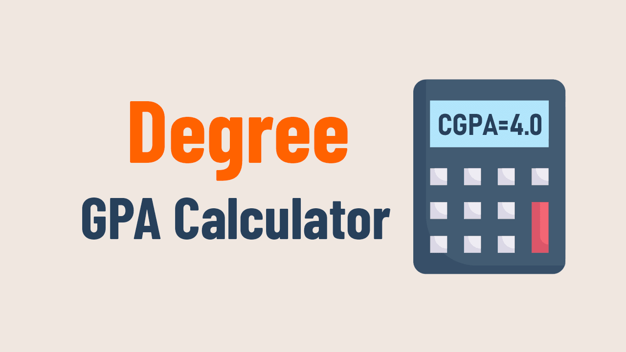 Degree CGPA Calculator