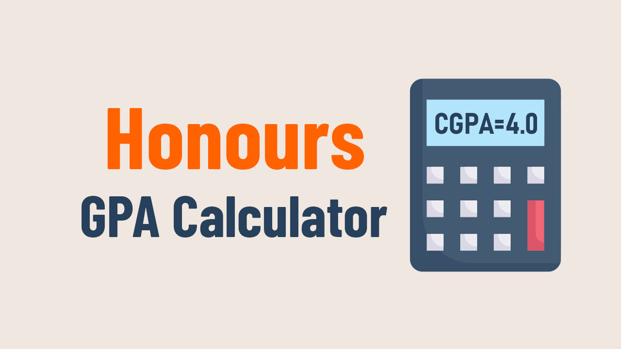 Honours CGPA Calculator